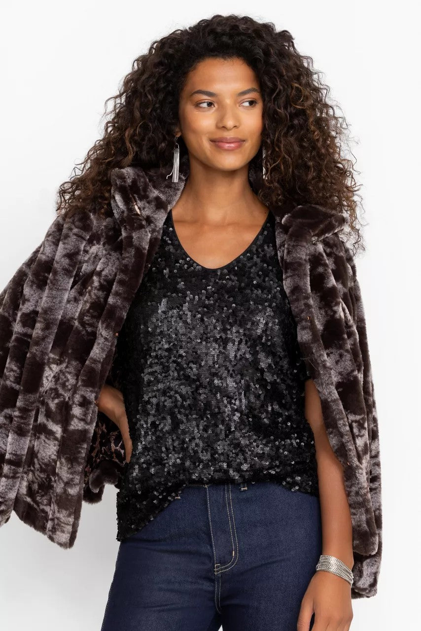 BRADLEY SEQUIN BLOUSE