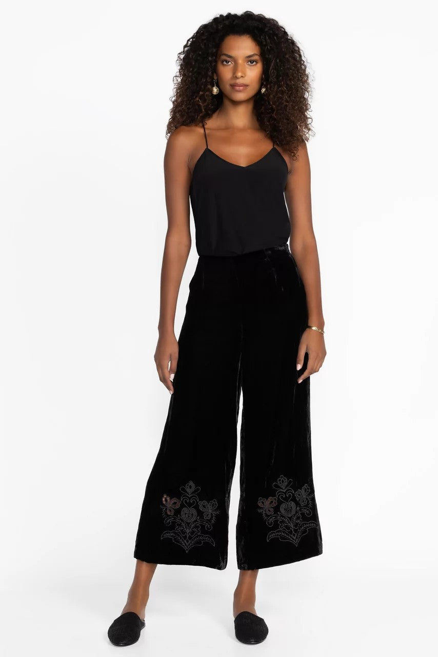 LILITH WIDE LEG CROPPED PANT