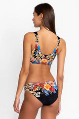 BLACK ROYAL HIPSTER BIKINI BOTTOM