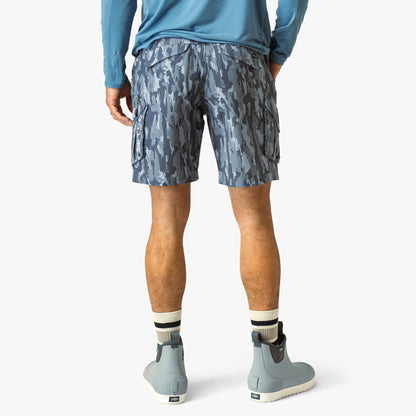 AFTCO Pinnacle Fishing Shorts Naval Storm Camo