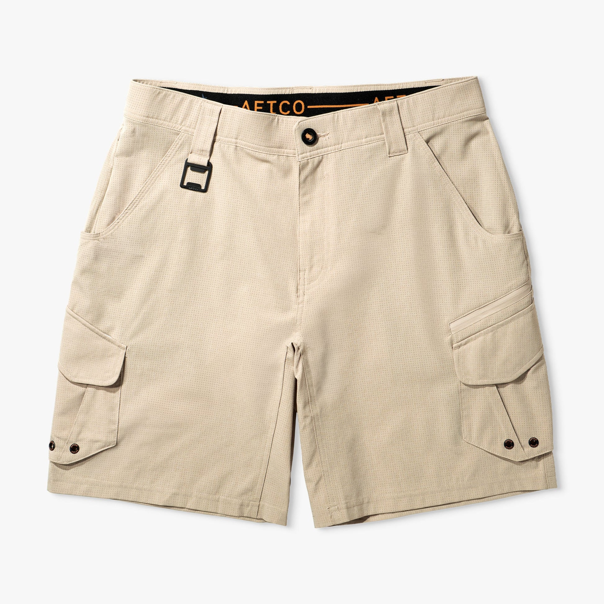 AFTCO Pinnacle Fishing Shorts Naval Storm Camo