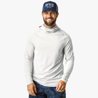 AFTCO Adapt Tactical Phase Change Performance Shirt Oyster Gray Heather