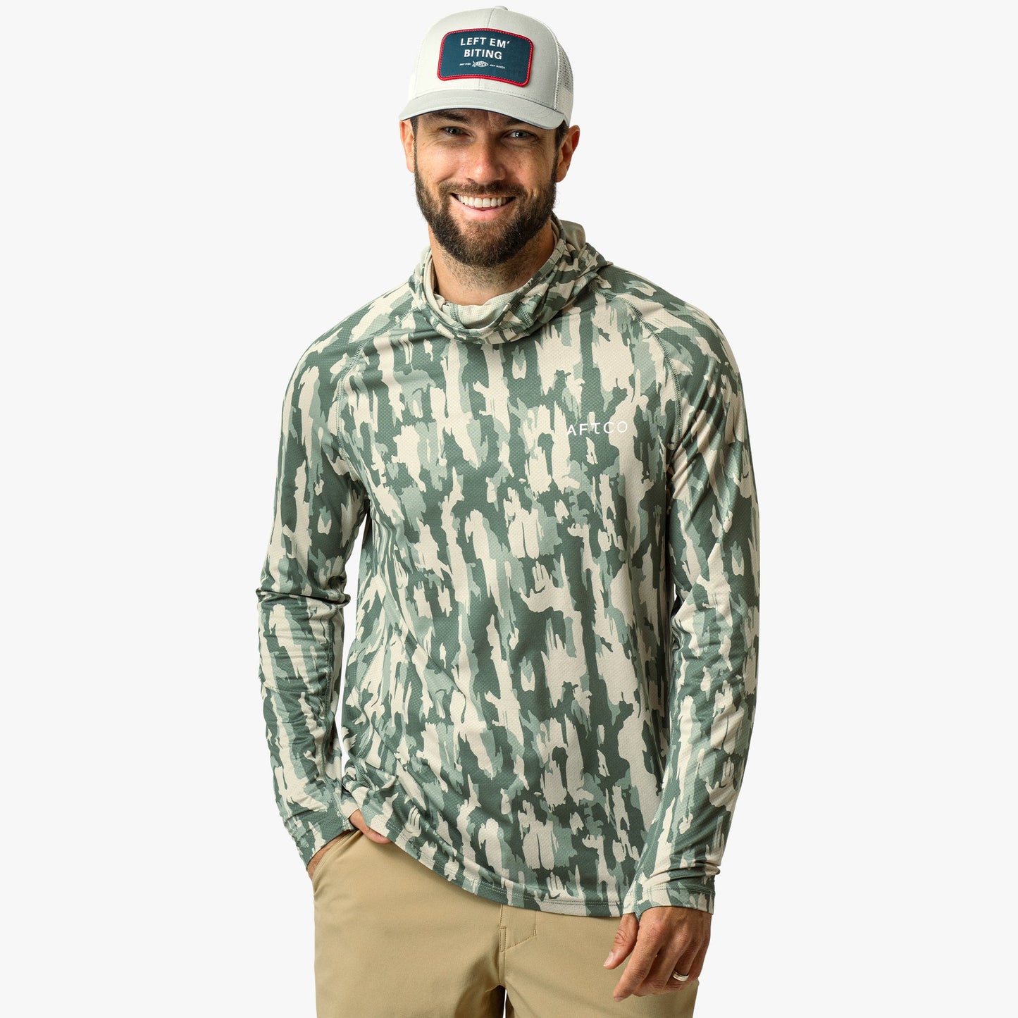AFTCO Adapt Tactical Phase Change Performance Shirt Oyster Gray Heather