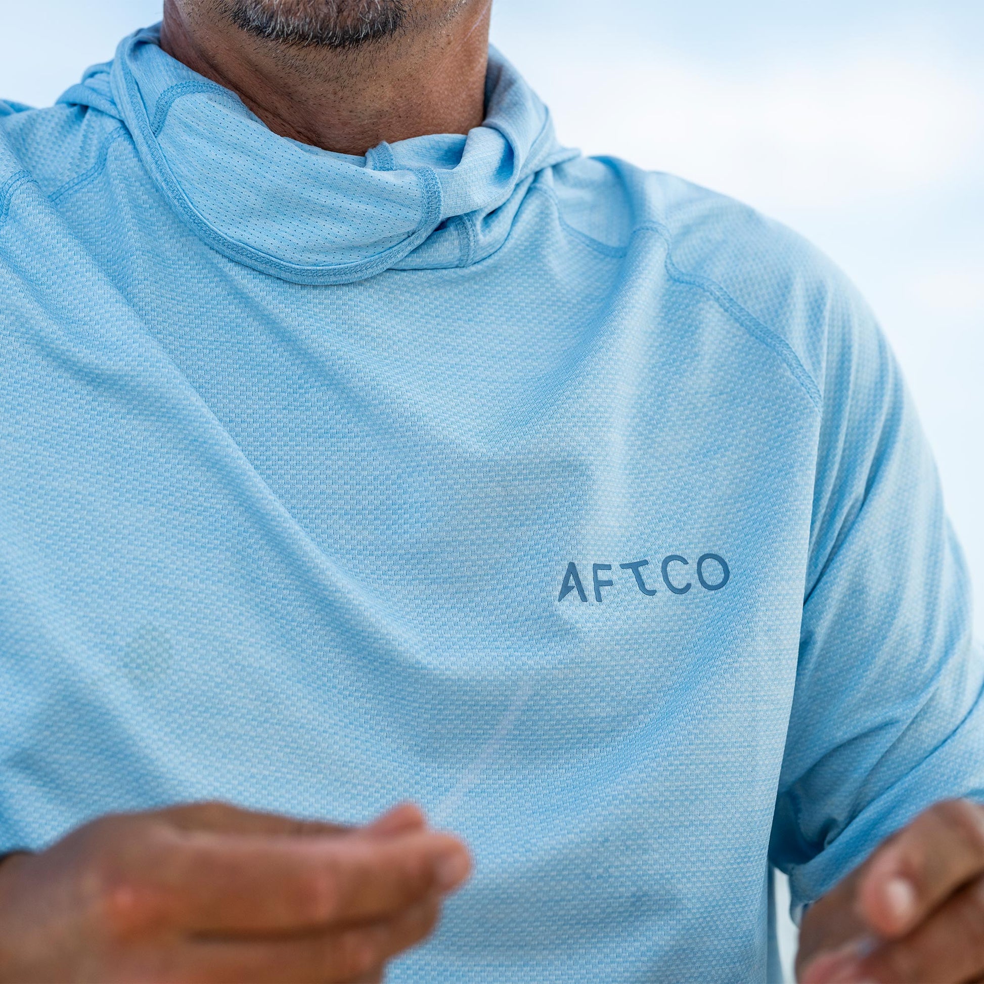 AFTCO Adapt Tactical Phase Change Performance Shirt Oyster Gray Heather