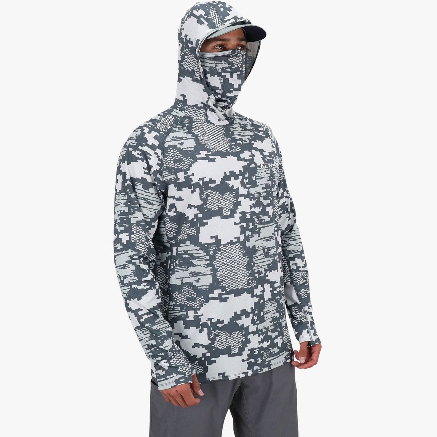 AFTCO Adapt Tactical Phase Change Performance Shirt Oyster Gray Heather