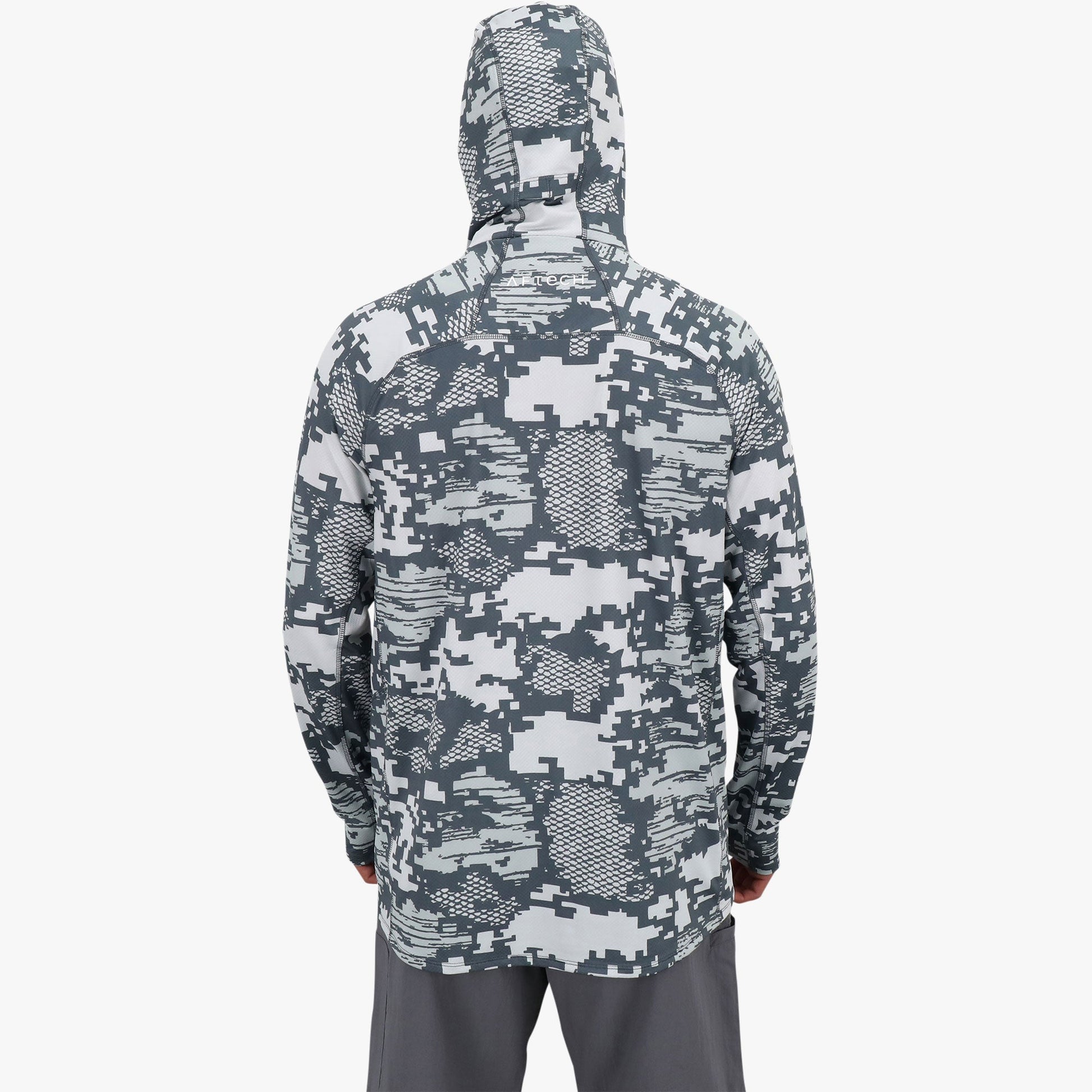 AFTCO Adapt Tactical Phase Change Performance Shirt Oyster Gray Heather