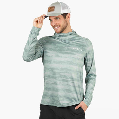 AFTCO Adapt Tactical Phase Change Performance Shirt Oyster Gray Heather