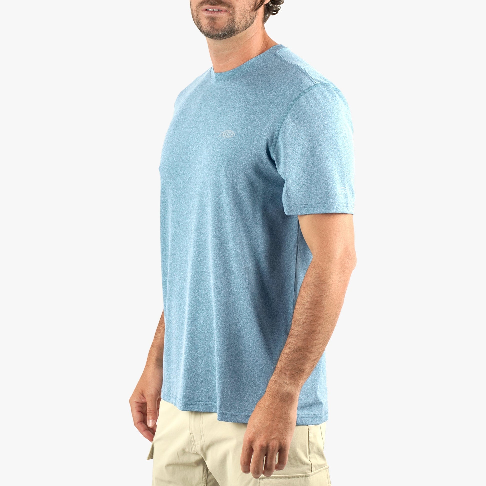 AFTCO Samurai SS Performance Shirt Splish Splash Heather
