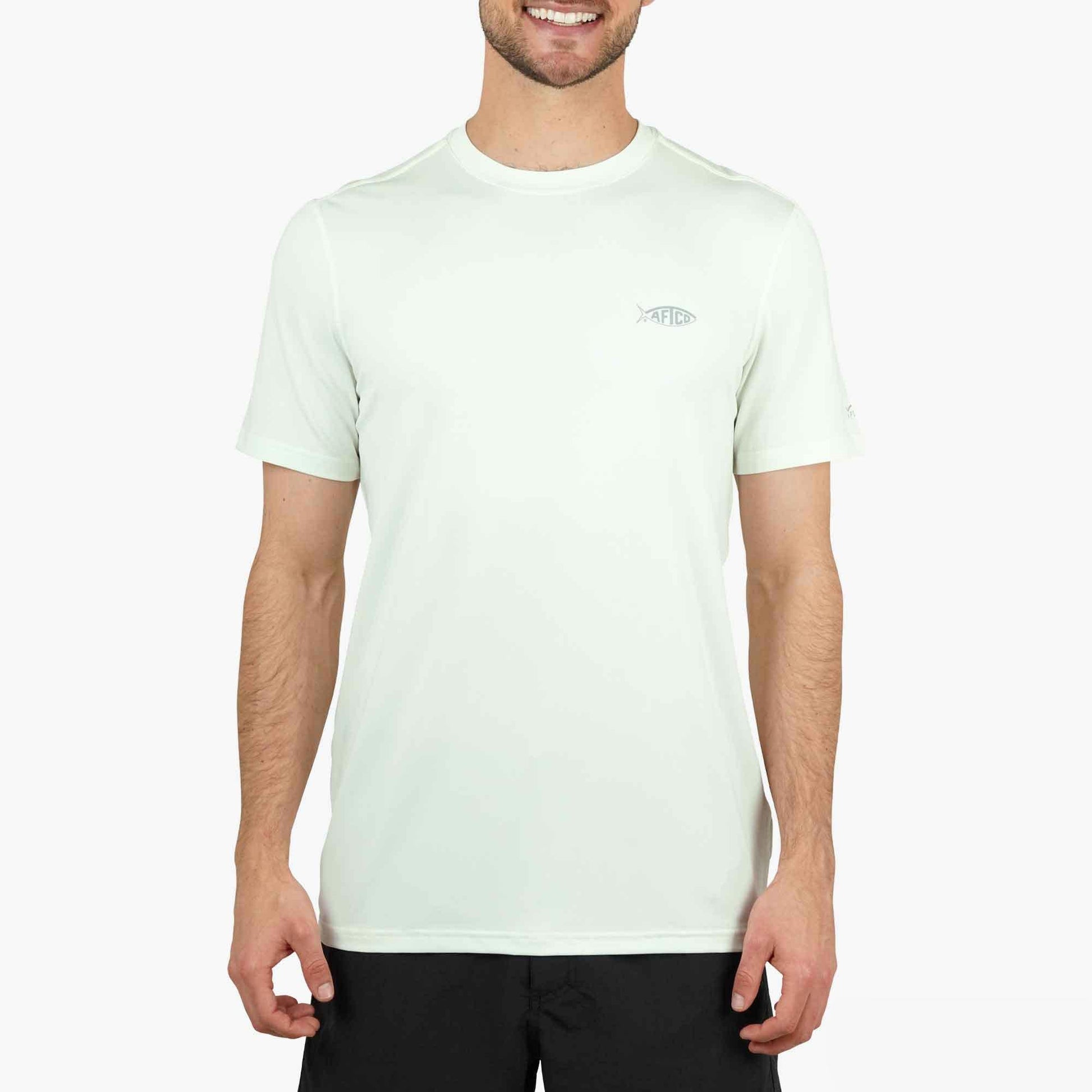 AFTCO Samurai SS Performance Shirt Splish Splash Heather