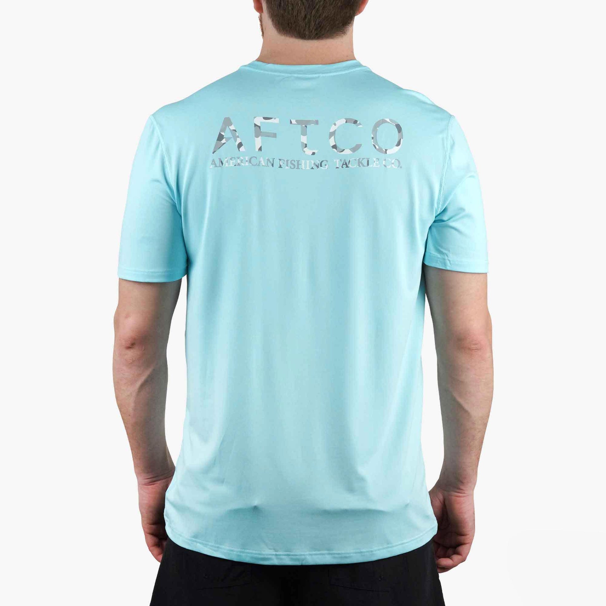 AFTCO Samurai SS Performance Shirt Splish Splash Heather