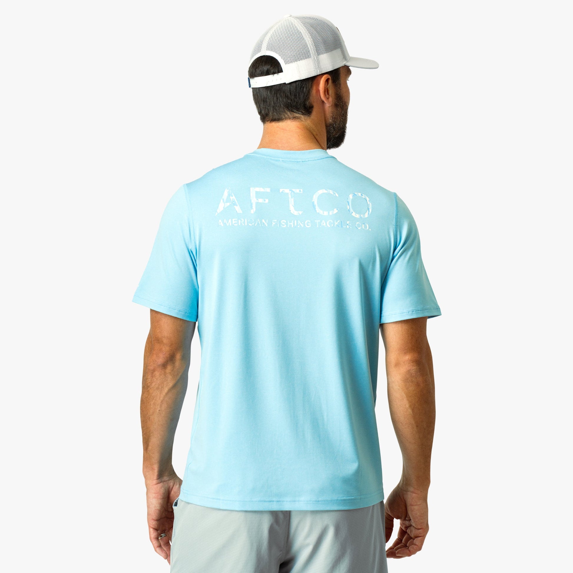 AFTCO Samurai SS Performance Shirt Splish Splash Heather