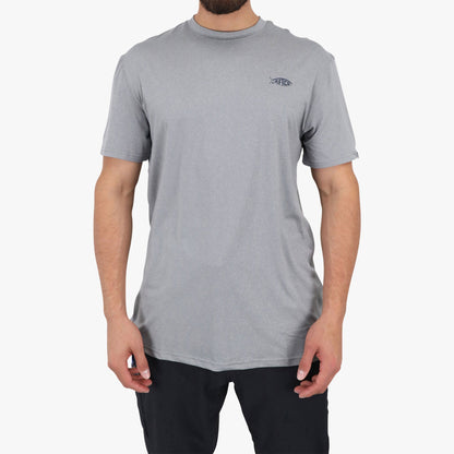 AFTCO Samurai SS Performance Shirt Splish Splash Heather