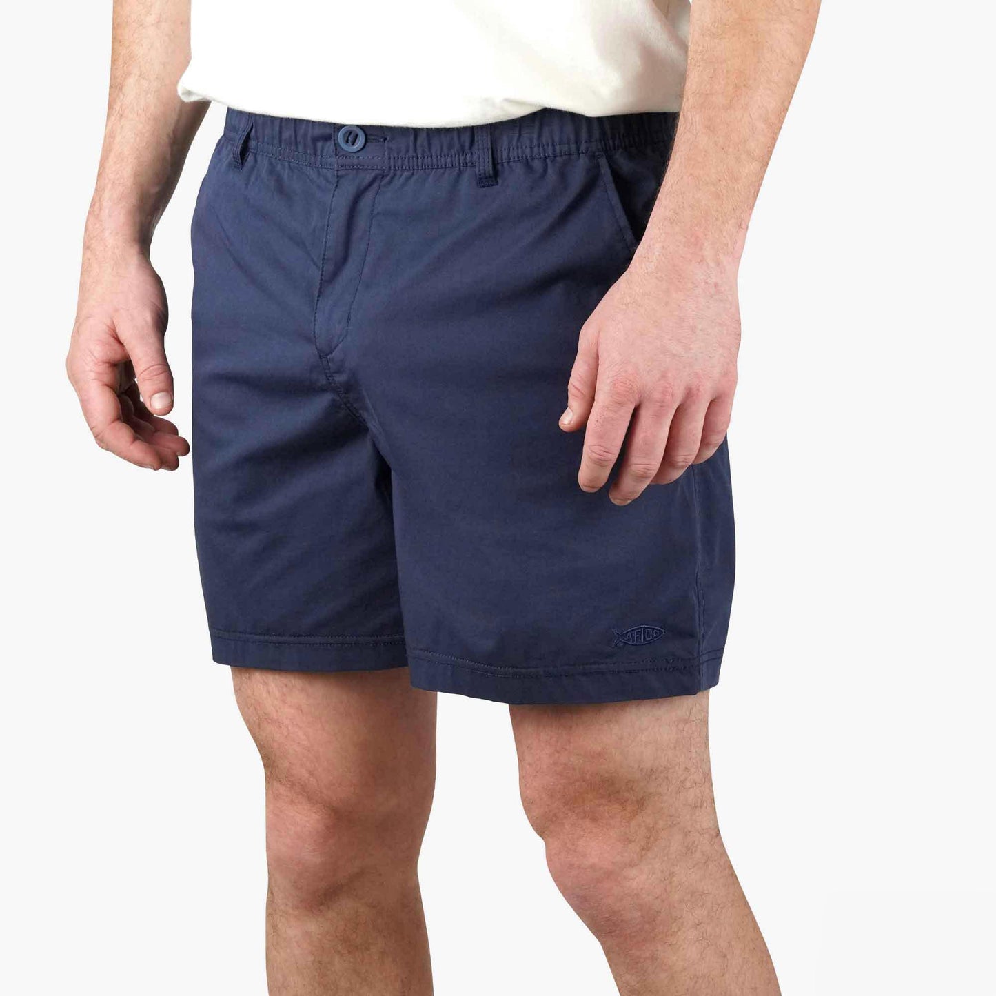 AFTCO Landlocked Stretch Shorts Blue Shadow