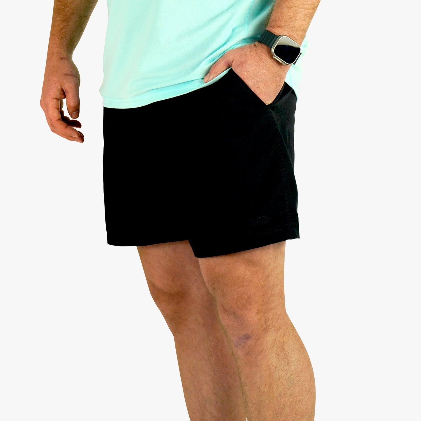 AFTCO Landlocked Stretch Shorts Blue Shadow