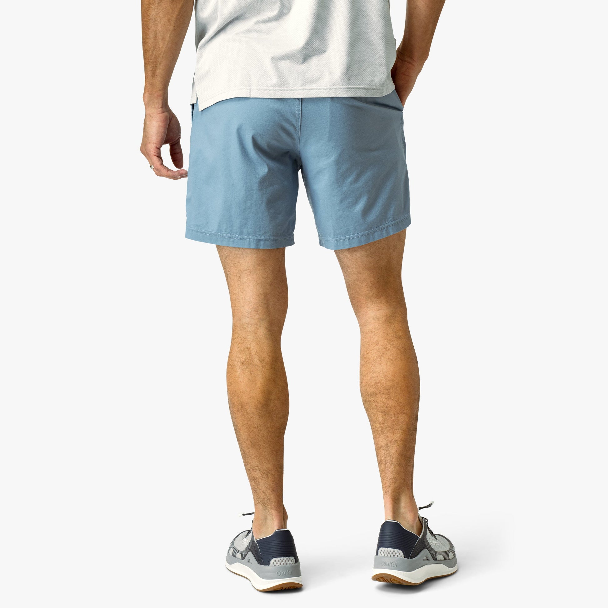 AFTCO Landlocked Stretch Shorts Blue Shadow