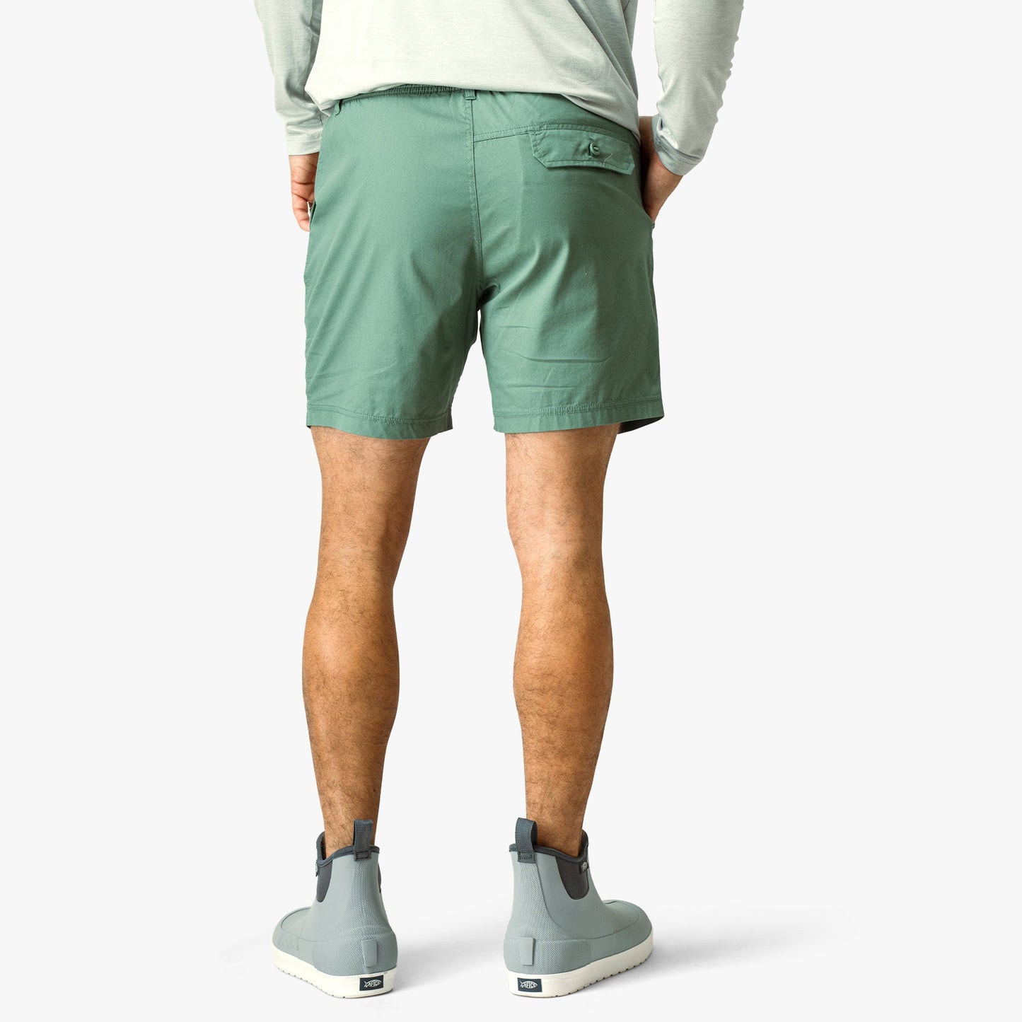 AFTCO Landlocked Stretch Shorts Blue Shadow