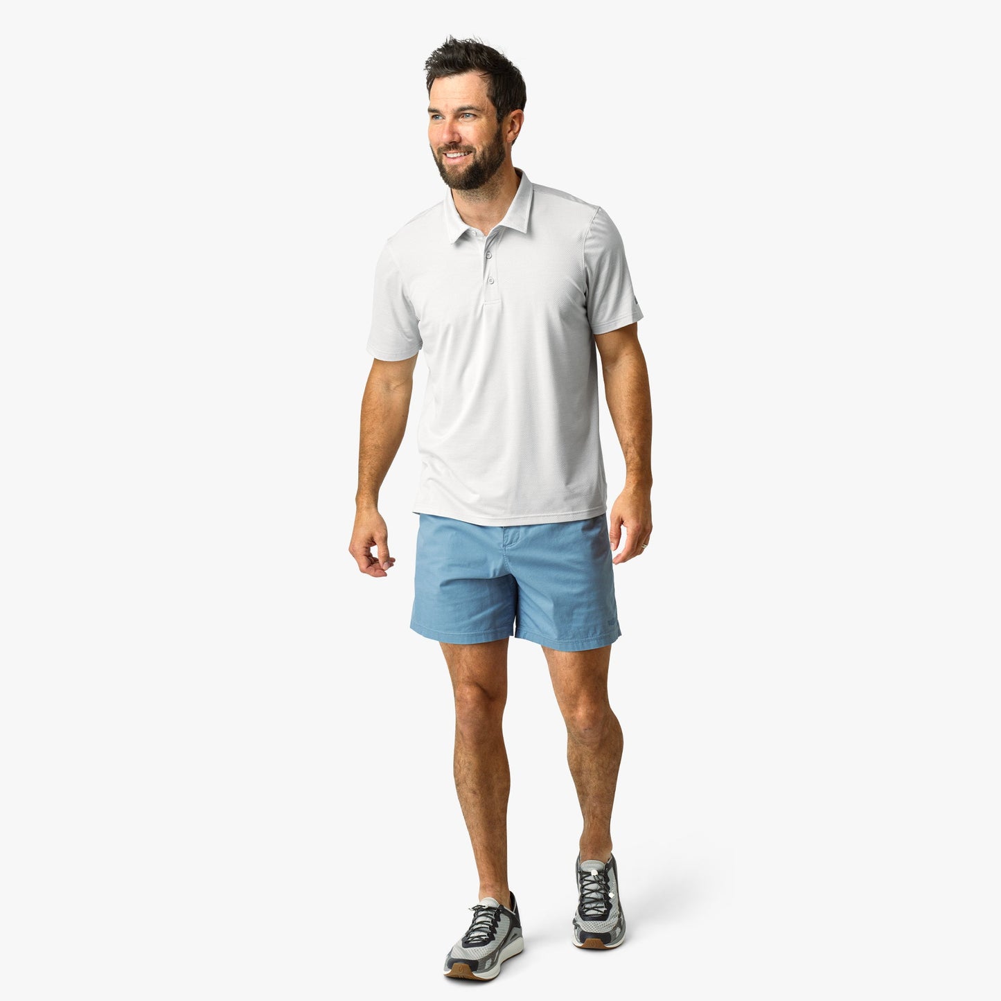AFTCO Landlocked Stretch Shorts Blue Shadow