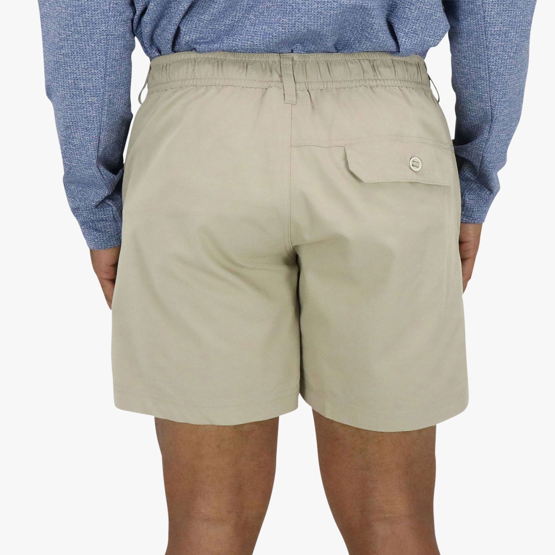 AFTCO Landlocked Stretch Shorts Blue Shadow