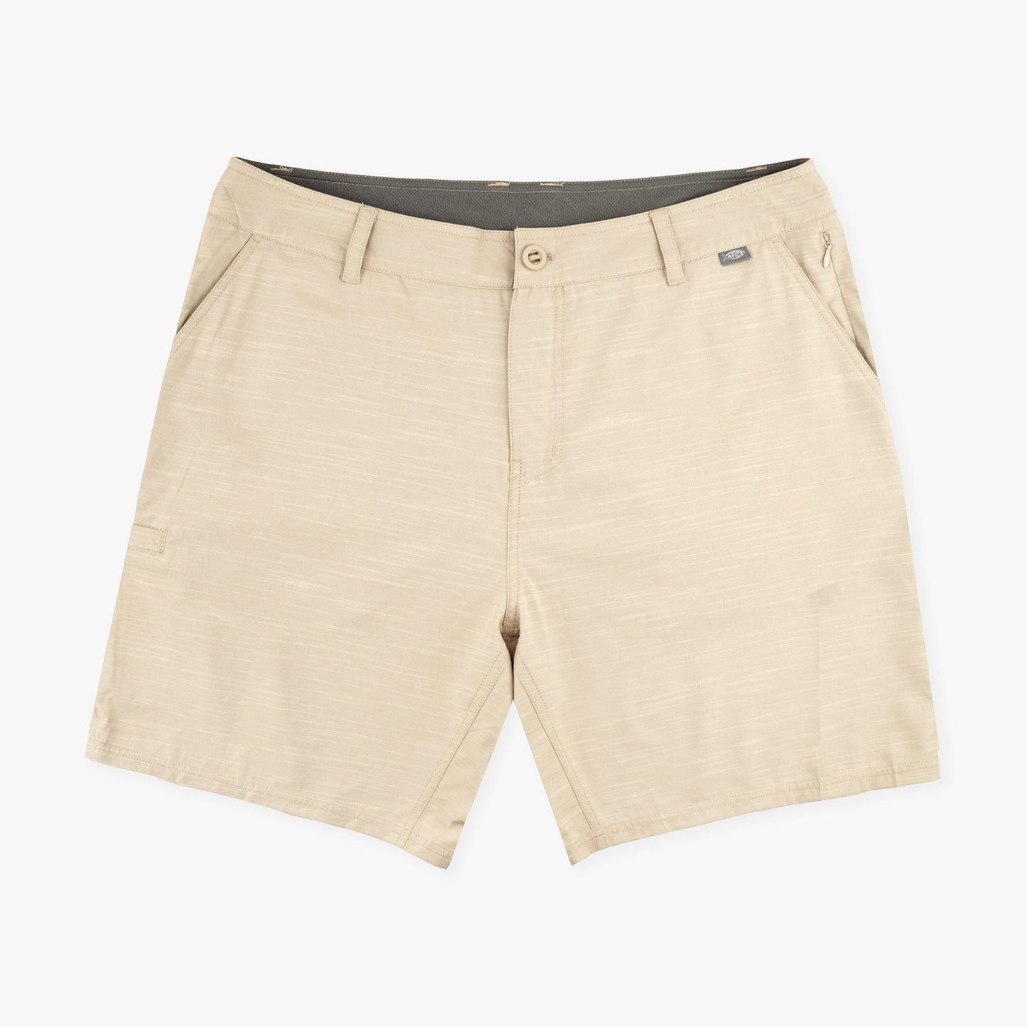 AFTCO 365 Hybrid Stretch Chino Fishing Shorts Khaki 7