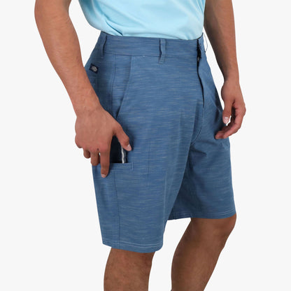 AFTCO 365 Hybrid Stretch Chino Fishing Shorts Khaki 7