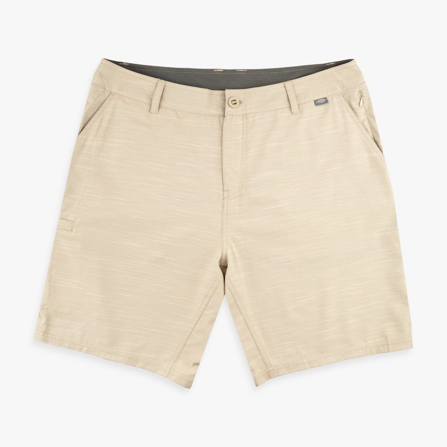 AFTCO 365 Hybrid Stretch Chino Fishing Shorts Khaki 7
