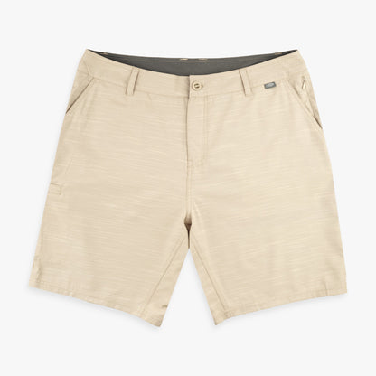AFTCO 365 Hybrid Stretch Chino Fishing Shorts Khaki 7