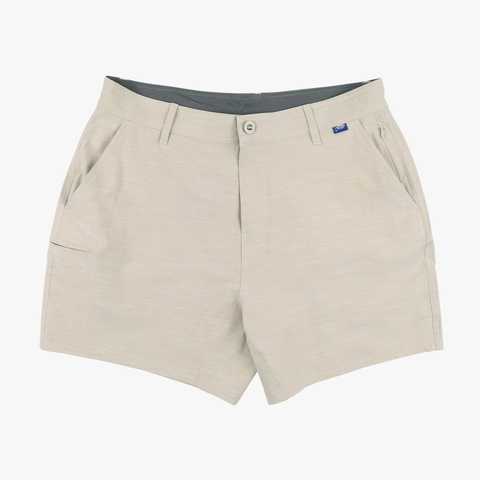 AFTCO 365 Hybrid Stretch Chino Fishing Shorts Khaki 7
