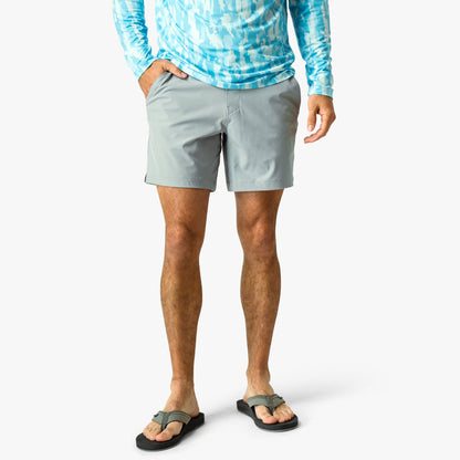 AFTCO Everyday Stretch Men's Casual Shorts Harbor Gray