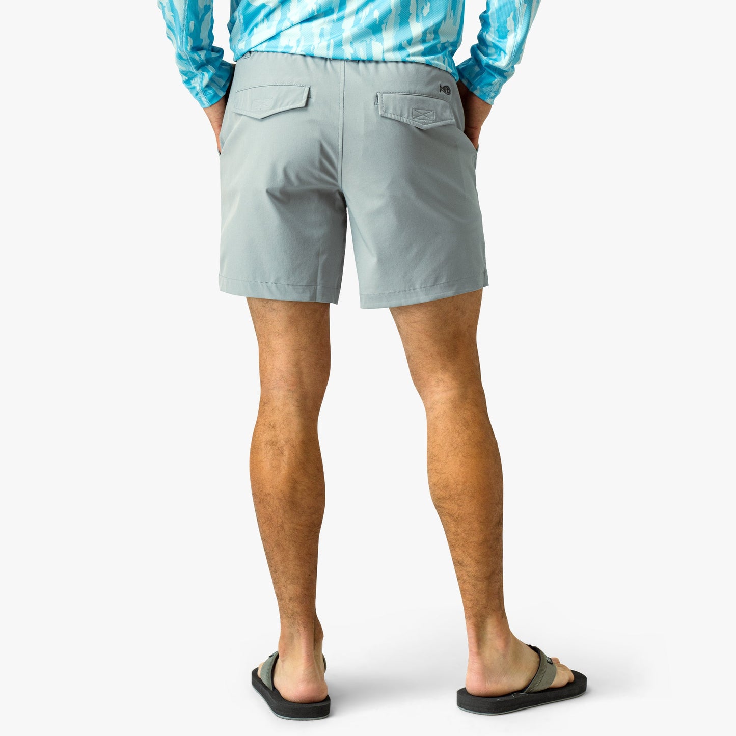 AFTCO Everyday Stretch Men's Casual Shorts Harbor Gray