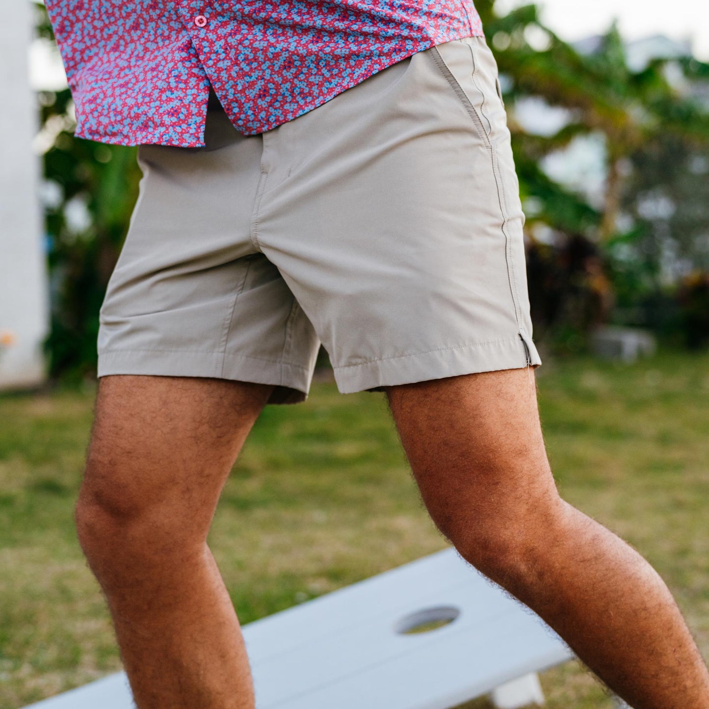 AFTCO Everyday Stretch Men's Casual Shorts Harbor Gray