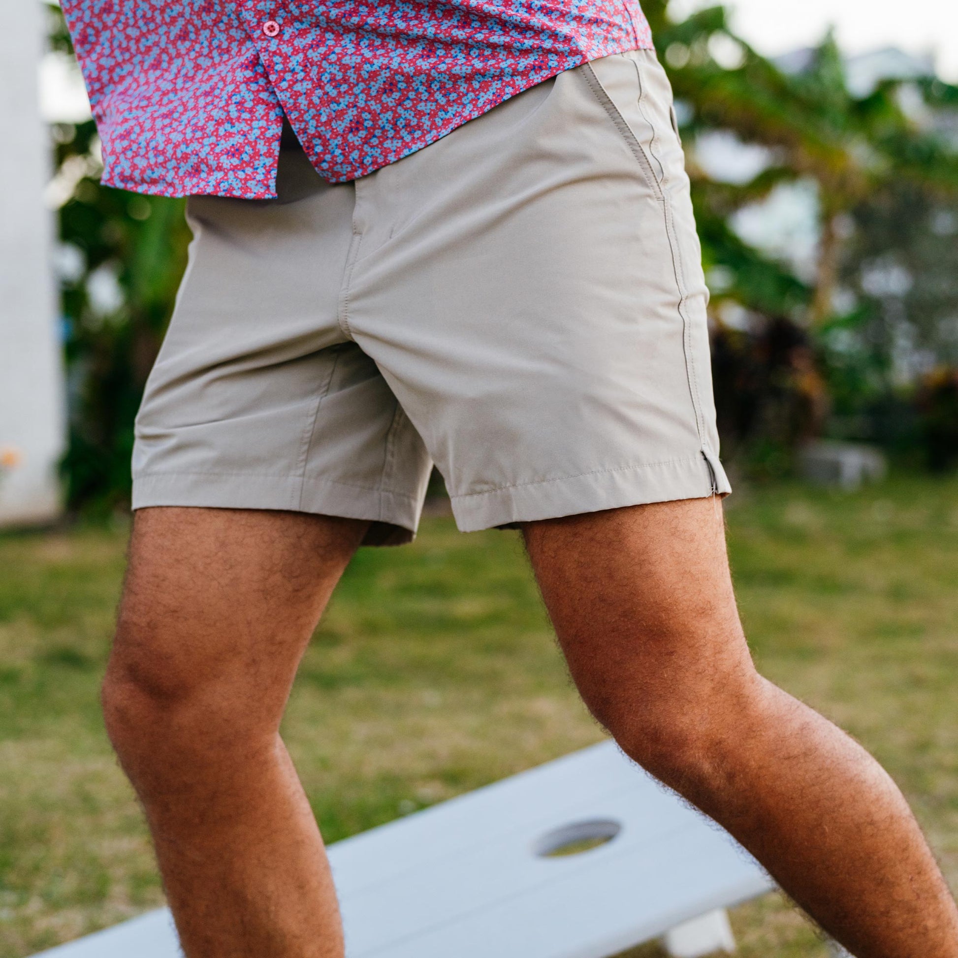 AFTCO Everyday Stretch Men's Casual Shorts Harbor Gray