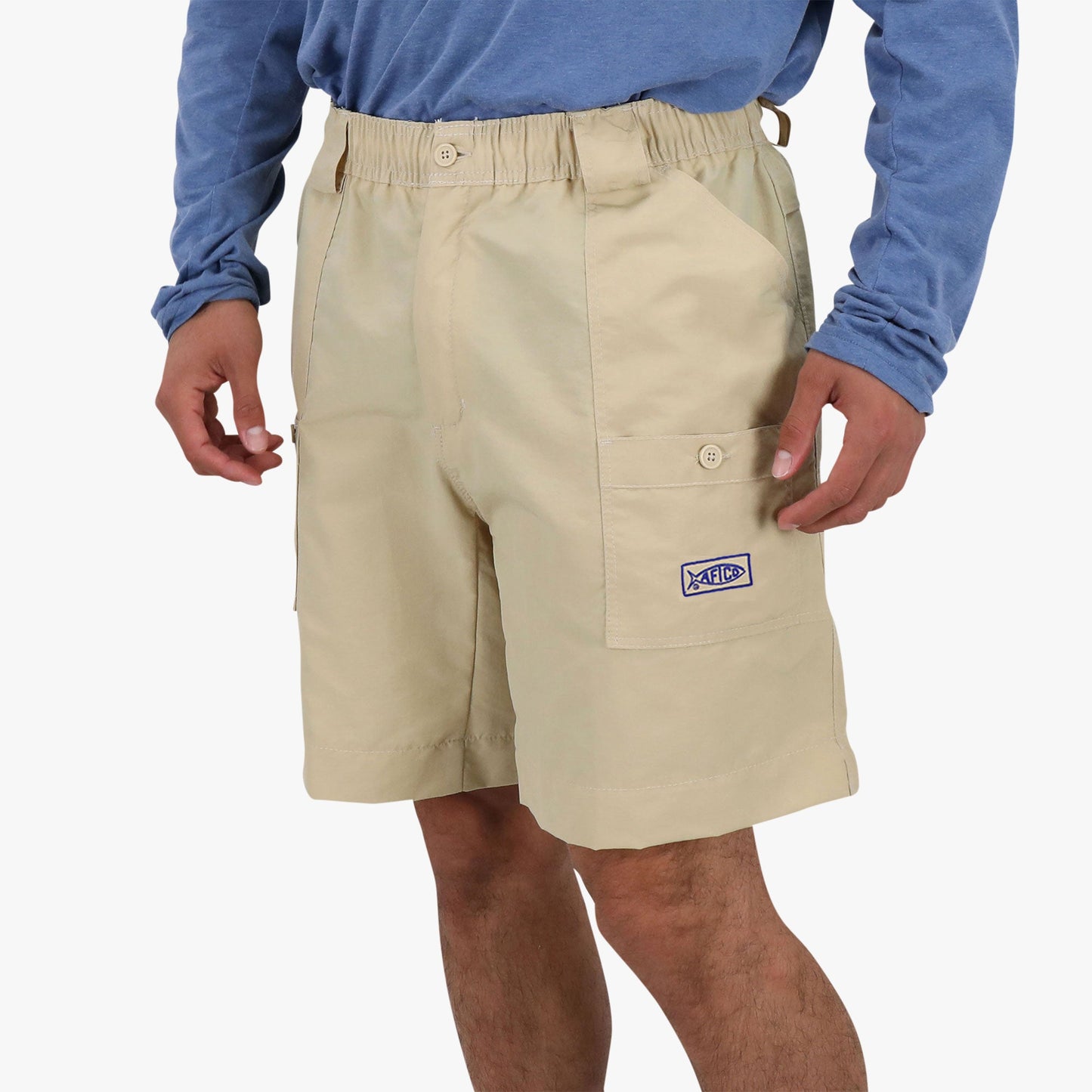 AFTCO Original Mens Fishing Shorts Long - Classic Colors - AFTCO Splish Splash