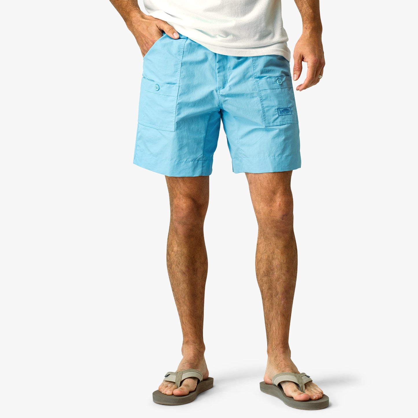 AFTCO Original Mens Fishing Shorts Long - Classic Colors - AFTCO Splish Splash