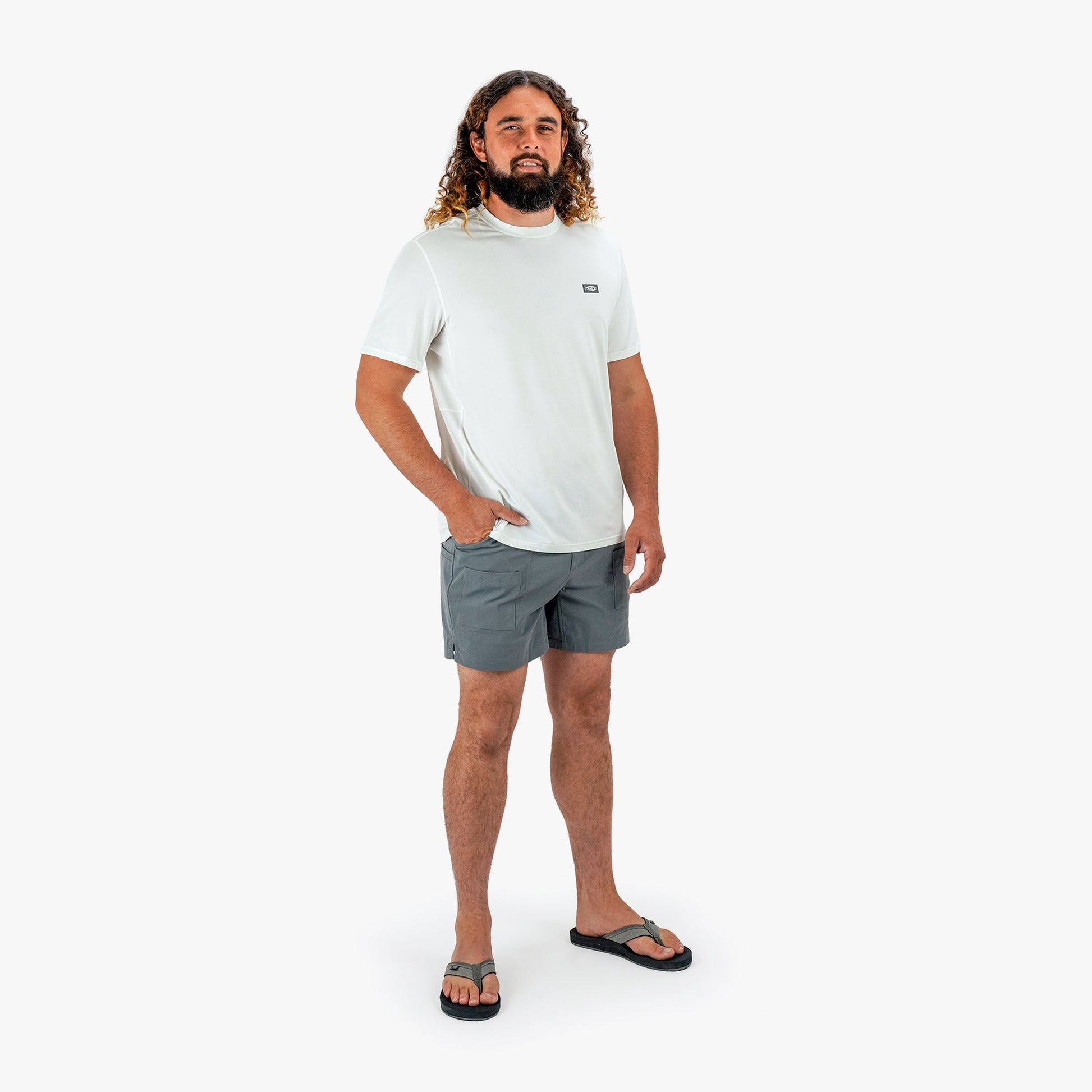 AFTCO Flex 01 Men's Fishing Shorts Captns Blue