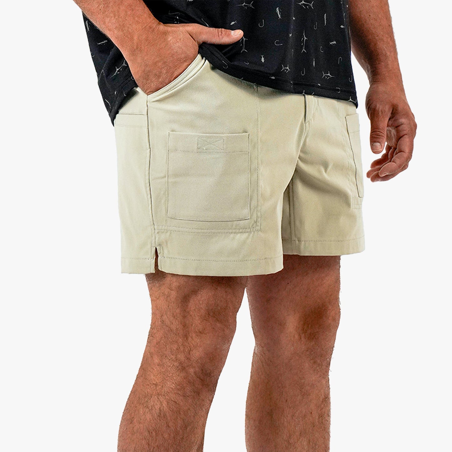 AFTCO Flex 01 Men's Fishing Shorts Captns Blue