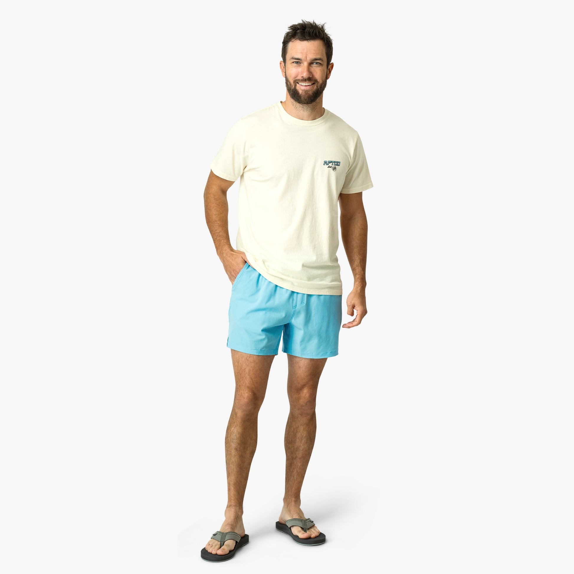 AFTCO Strike Swim Shorts Splish Splash