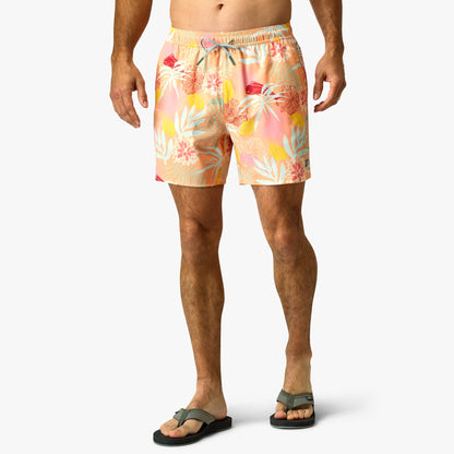 AFTCO Strike Printed Swim Trunks Sunrise