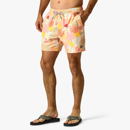 AFTCO Strike Printed Swim Trunks Sunrise