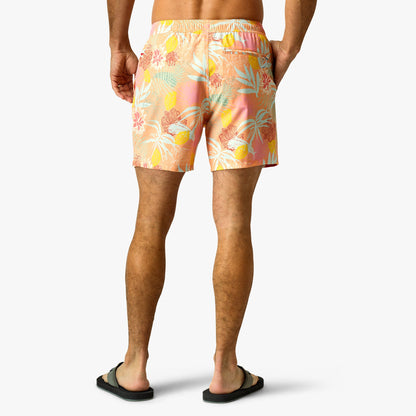 AFTCO Strike Printed Swim Trunks Sunrise
