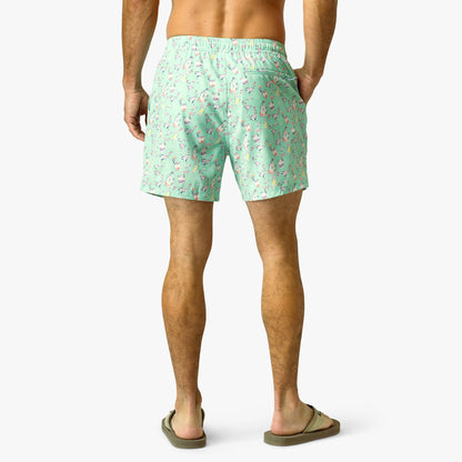 AFTCO Strike Printed Swim Trunks Beach Glass