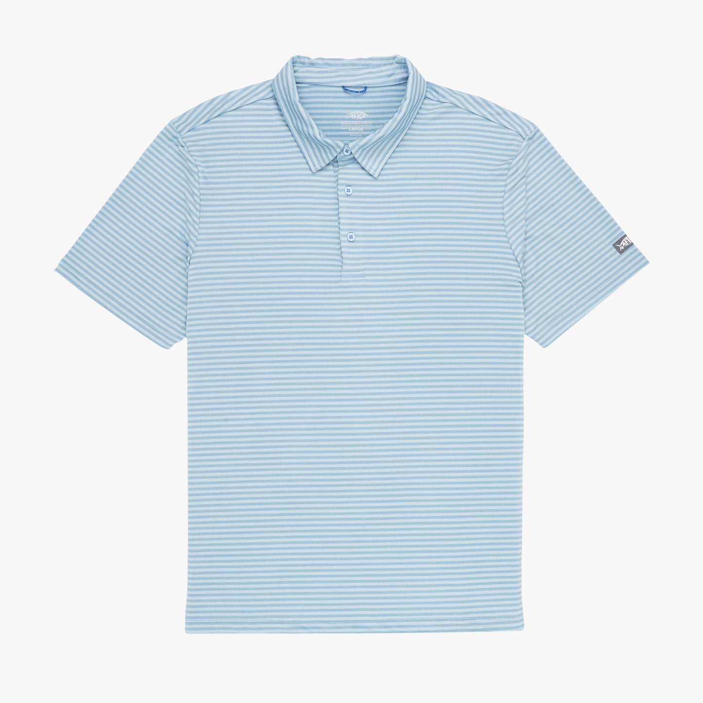 AFTCO Link Performance Polo Beach Glass