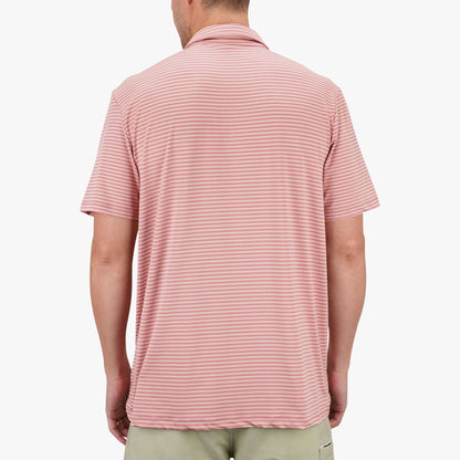 AFTCO Link Performance Polo Beach Glass