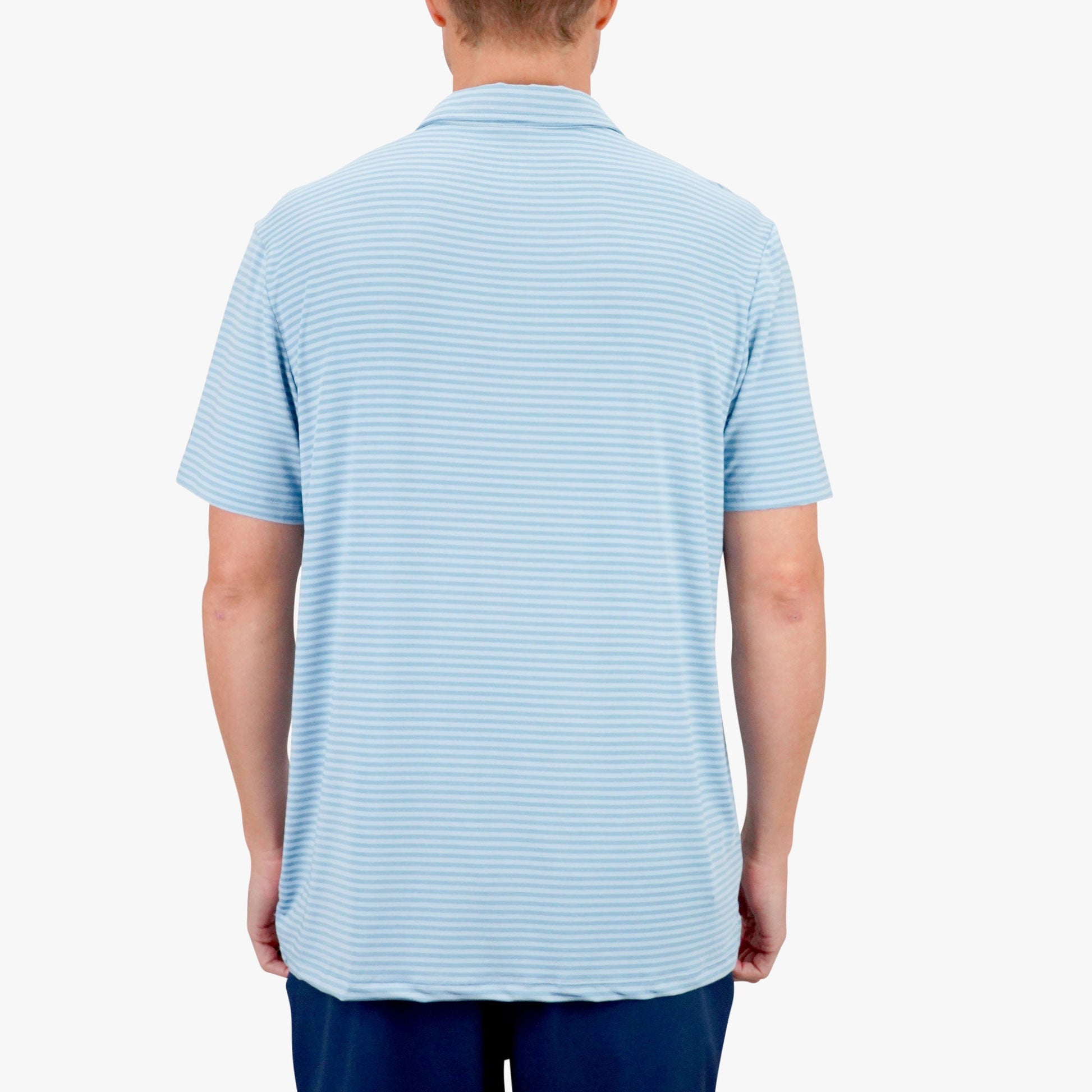 AFTCO Link Performance Polo Beach Glass