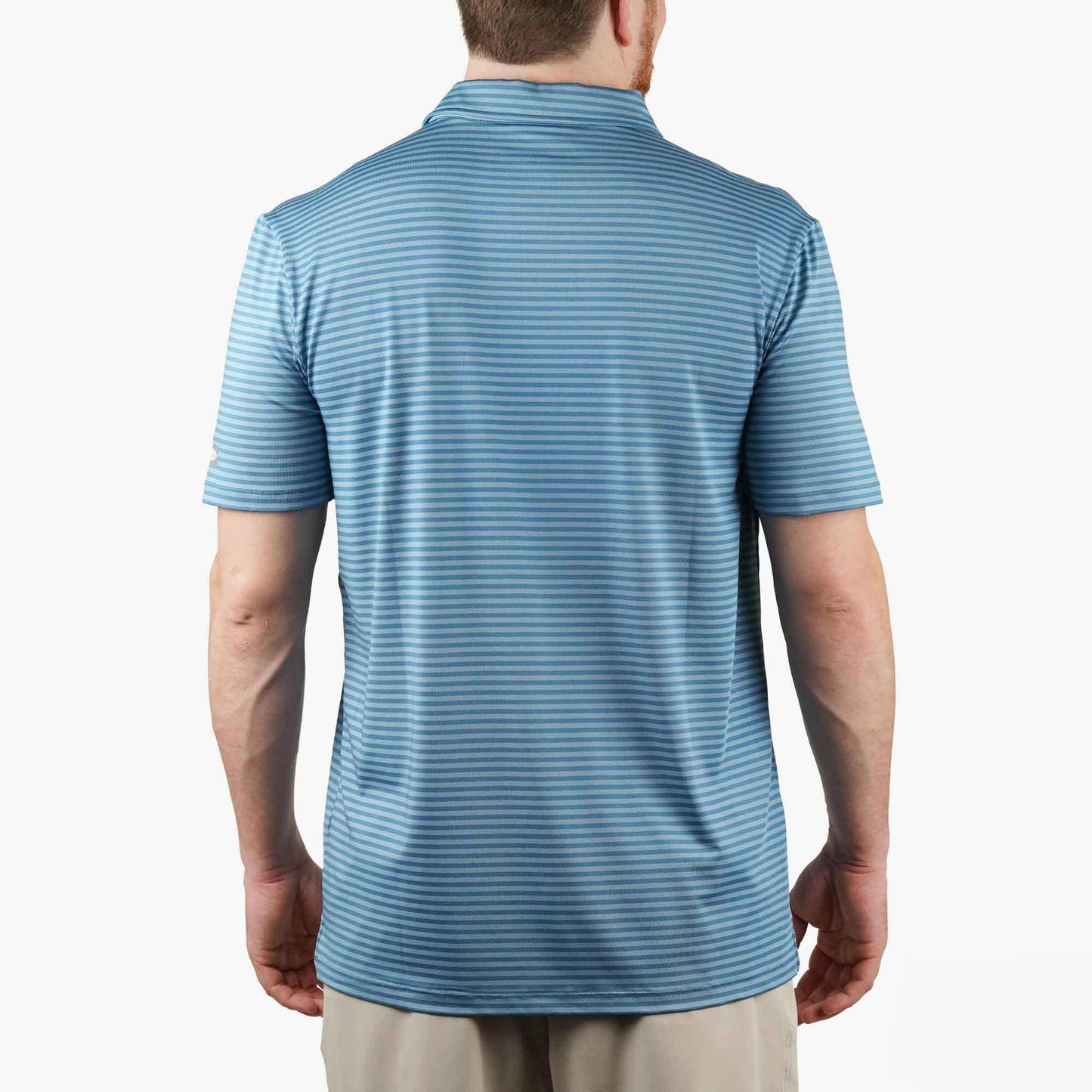 AFTCO Link Performance Polo Beach Glass