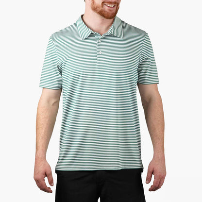 AFTCO Link Performance Polo Beach Glass