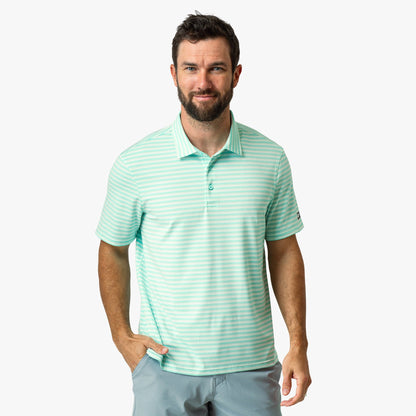 AFTCO Link Performance Polo Beach Glass