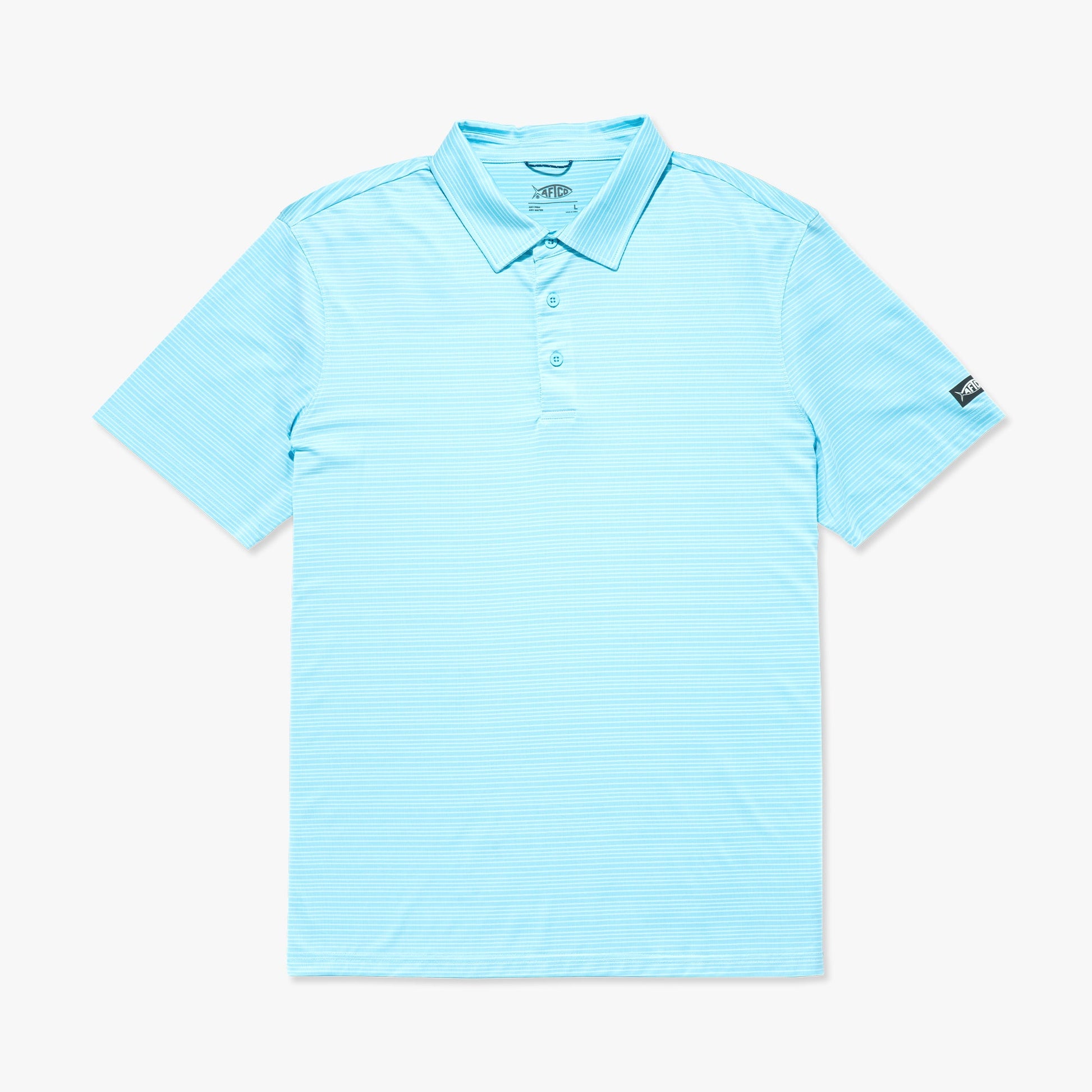AFTCO Link Performance Polo Beach Glass