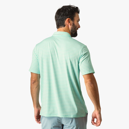 AFTCO Link Performance Polo Beach Glass