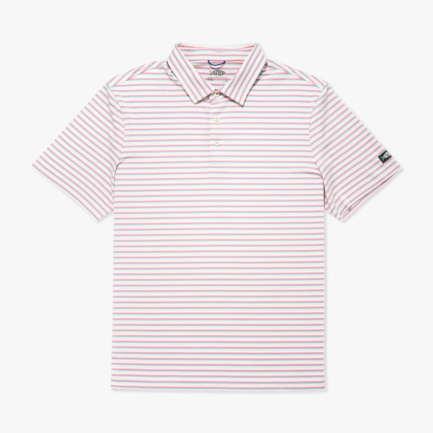 AFTCO Link Performance Polo Beach Glass