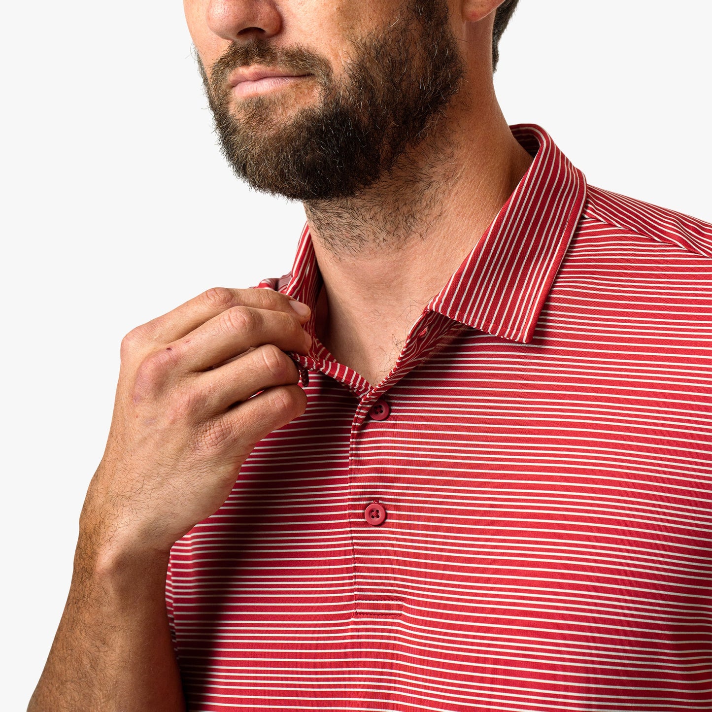 AFTCO Link Performance Polo Beach Glass